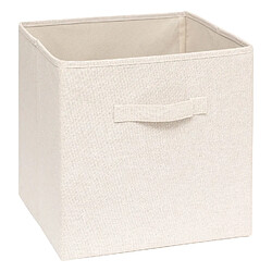 Five Simply Smart Boîte de rangement TIDY BOX - L. 31 x l. 31 x H. 31 cm - Beige