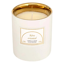 Atmosphera Bougie Parfumée en Céramique Lucia 250g Santal & Rose
