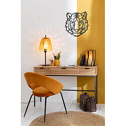 Paris prix lampe à poser Océane - Jaune pas cher