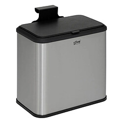 Five Simply Smart Poubelle à Compost Inox 5L Gris