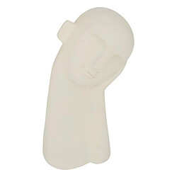 Atmosphera Statuette Visage en Résine Wonj 24cm Blanc