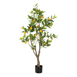 Paris Prix Plante Artificielle en Pot Citronnier 130cm Vert