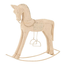 Paris Prix Cheval à Bascule en Bois Wiley 53cm Naturel