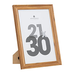 Atmosphera Cadre Photo en Bois Mae 21x30cm Marron