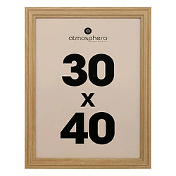 Atmosphera Cadre Photo Moulure Alix 30x40cm Marron