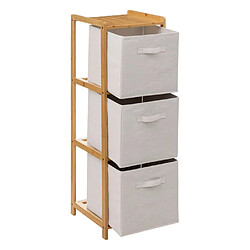 Five Simply Smart Étagère 3 Paniers de Rangement Tidy 109cm Naturel