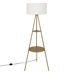 Atmosphera Lampadaire Trépied en Métal Arthus 163cm Doré