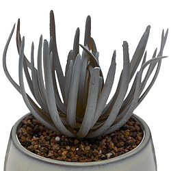 Atmosphera Plante Artificielle en Pot Grès 18cm Gris