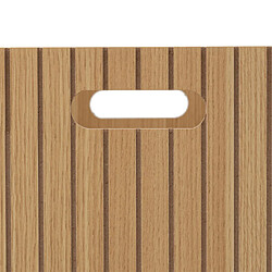 Acheter Five Simply Smart Boîte de rangement 31 x 31 en bois TASSO - Beige