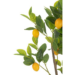 Paris Prix Plante Artificielle en Pot Citronnier 130cm Vert