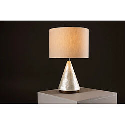 Acheter Paris Prix Lampe à Poser en Capiz Donso 56cm Gris Clair