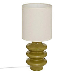 Atmosphera Lampe à Poser en Céramique Vinus 44cm Kaki