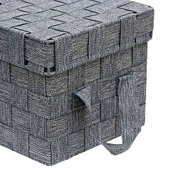 Acheter Five simply smart lot de 2 boîtes de rangement - Gris