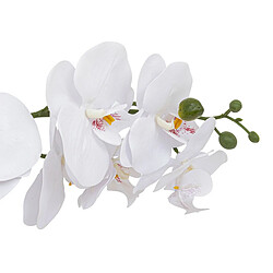 Atmosphera Orchidée Artificielle en Pot Clera 52cm Blanc