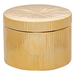 Atmosphera Boîte de rangement déco - Or