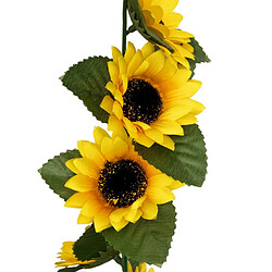 Atmosphera Guirlande de Tournesols Artificiels Naki 180cm Jaune