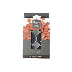 Avis Paris Prix Lot de 12 Bougies Chauffe-Plat Essentiel II 3,5cm Bois de Santal
