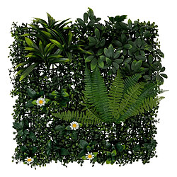 Atmosphera Carré Végétal Artificiel Jungle Izy 50cm Vert
