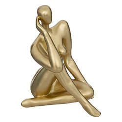 Atmosphera Statuette Déco Femme Le Collectionneur 25cm Or