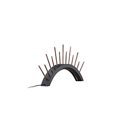 Paris Prix Lampe à Poser Bougeoir Bjornrike 55cm Noir