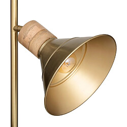 Atmosphera Lampadaire 2 Têtes Design Bota 151cm Or