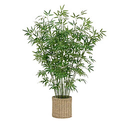 Atmosphera Bambou Artificiel en Pot Ly 150cm Vert