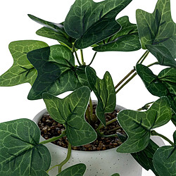 Atmosphera Plante Artificielle en Pot Lierre 24cm Blanc