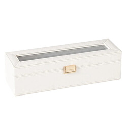 Paris prix Boîte à montres 6 compartiments - Blanc