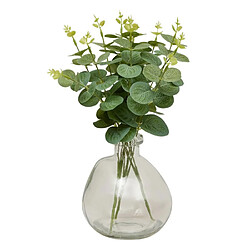 Atmosphera Composition Eucalyptus Artificiel & Vase Urice 35cm Vert