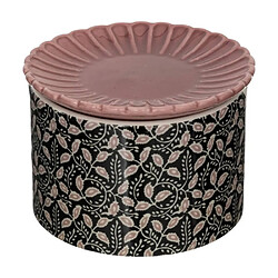 Atmosphera Boîte de rangement céramique - Noir