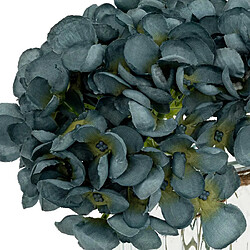 Atmosphera Composition d'Hortensias Artificiels Dean 24cm Bleu