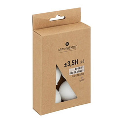Avis Atmosphera Lot de 6 Bougies Flottantes Many 4,5cm Blanc