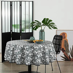 Acheter Atmosphera Nappe Antitache Imprimée Palmier 180cm Gris