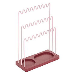 Atmosphera Porte-Bijoux en Métal Chéri 29cm Rouge