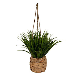 Atmosphera Herbe Artificielle Suspendue Moda 27cm Naturel