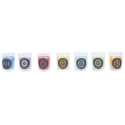 Planete Discount Coffret cadeau 7 bougies parfumées Chakra