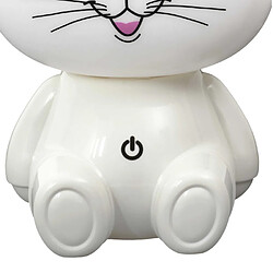 Paris Prix Veilleuse Enfant à LED Chat 17cm Blanc