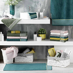 Acheter Douceur D'Interieur Drap de Douche Jacquard Belina 70x130cm Kaki