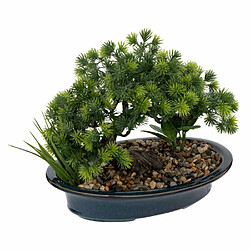 Atmosphera Bonsaï Artificiel en Pot Jiling 26cm Bleu