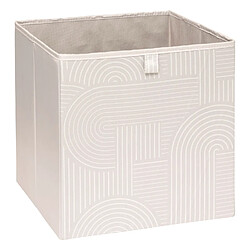 Five Simply Smart Boîte de rangement ARCHE - L. 31 x l. 31 x H. 31 cm - Beige