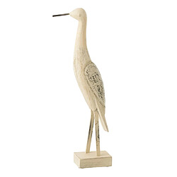Paris Prix Statue Déco Oiseau en Bois Denny 48cm Naturel