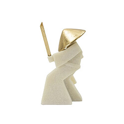 Avis Paris Prix Statuette Déco Samouraï Toku 24cm Blanc & Or
