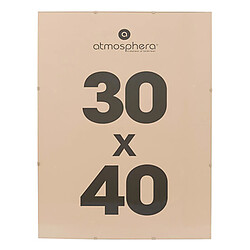 Atmosphera Cadre Sous-Verre Sully 30x40cm Transparent