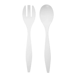 Five Simply Smart Couverts à Salade Wave 29cm Blanc