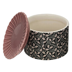 Atmosphera Boîte de rangement céramique - Noir