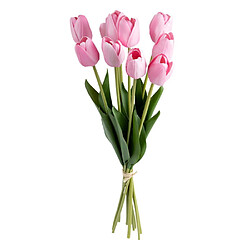 Atmosphera Bouquet de Fleurs Artificielles Tulipes 48cm Rose