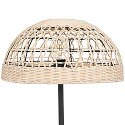 Atmosphera Lampadaire en Rotin Rory 150cm Beige