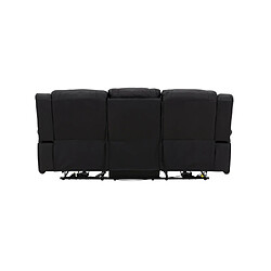 Acheter Paris prix Canapé relaxation 3 places - Noir