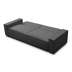 Avis Paris prix Canapé convertible 3 places Dylan - Gris