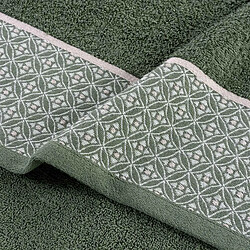 Avis Douceur D'Interieur Drap de Douche Jacquard Belina 70x130cm Kaki